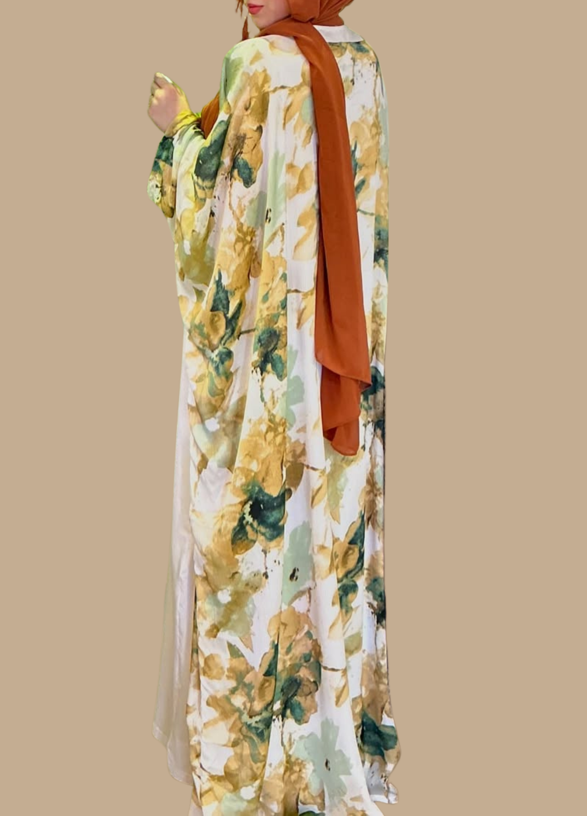 Tropical Breeze Colorful Abaya