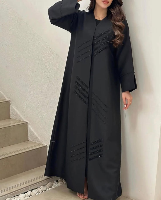 Serene Eclipse Black Abaya