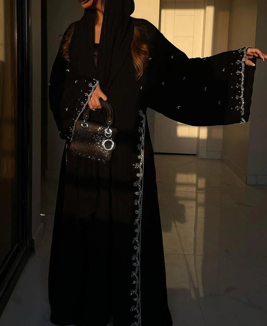 Noir Elegance Black Abaya