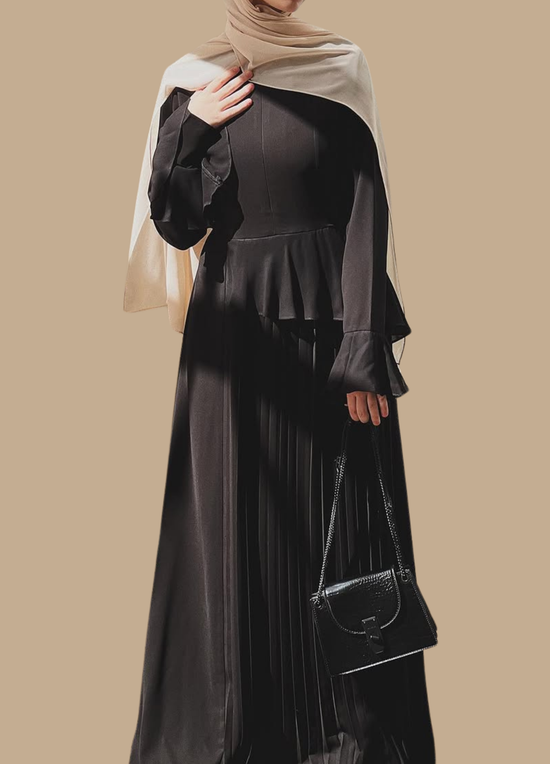 Classic Black Full Flow Abaya