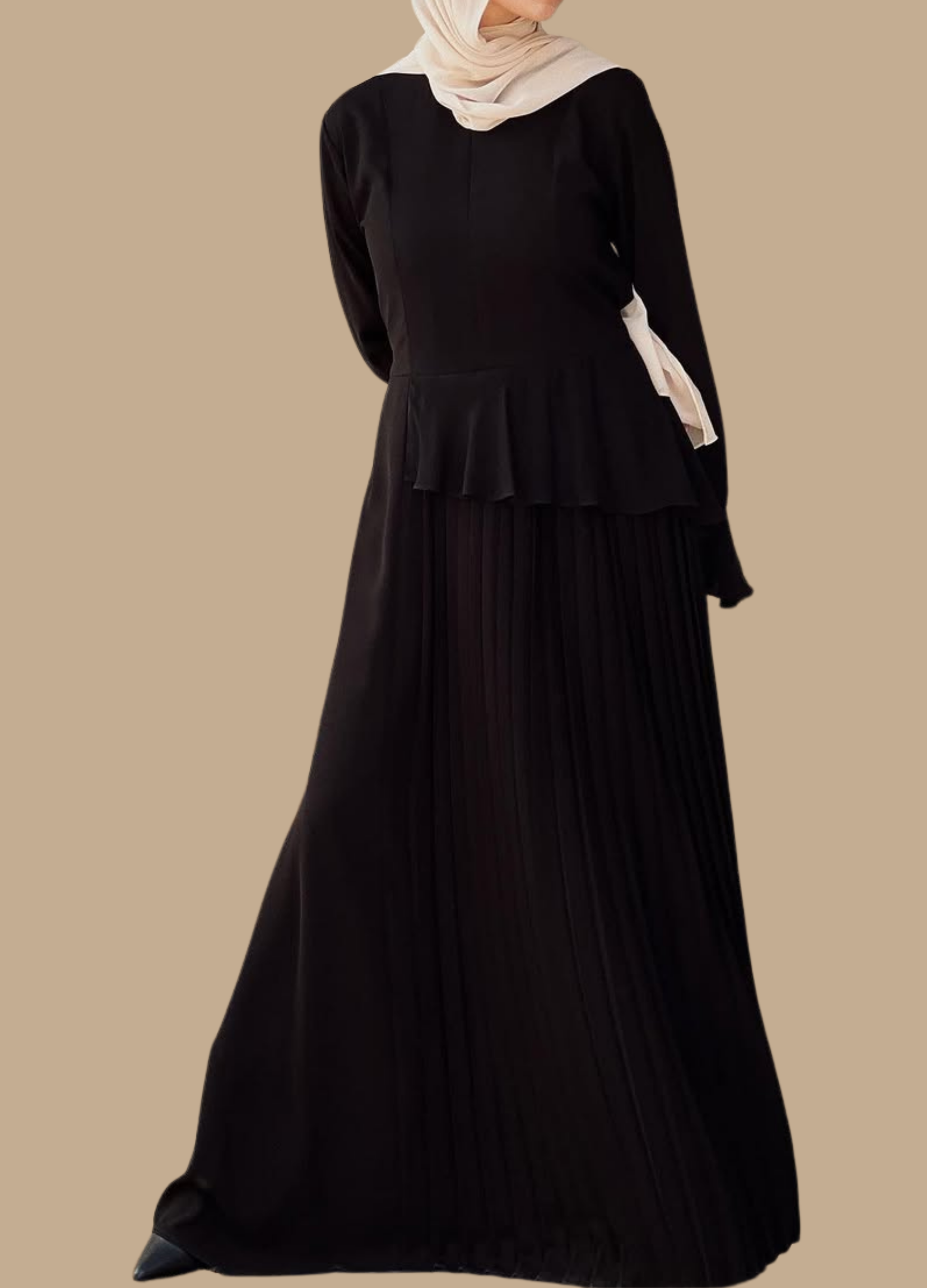 Classic Black Full Flow Abaya