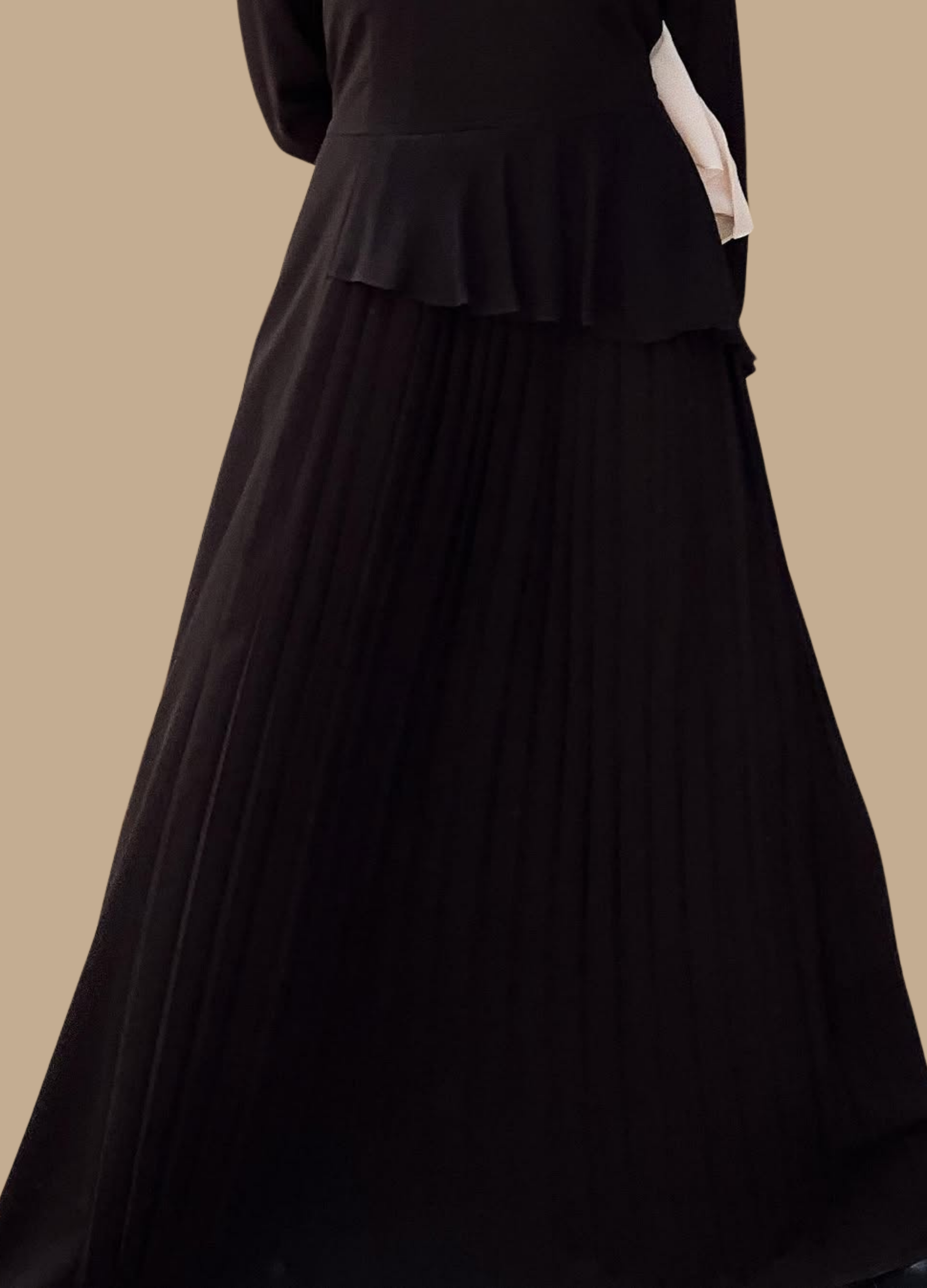 Classic Black Full Flow Abaya